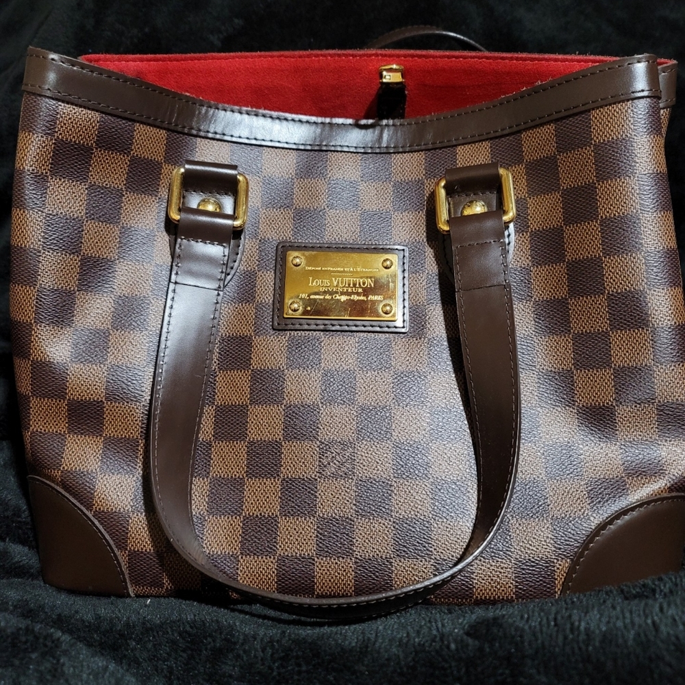 Lv Louis Vuitton Damier Ebene Hampstead pm